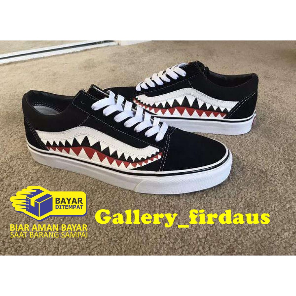 BAPE Giày Thể Thao Vans Sk8 Chính Hãng 100% Chính Hãng Chất Lượng Cao