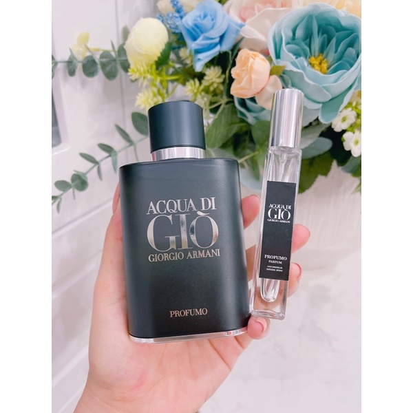 Chiết 10ml Acquadi gio profumo ( giò đen )