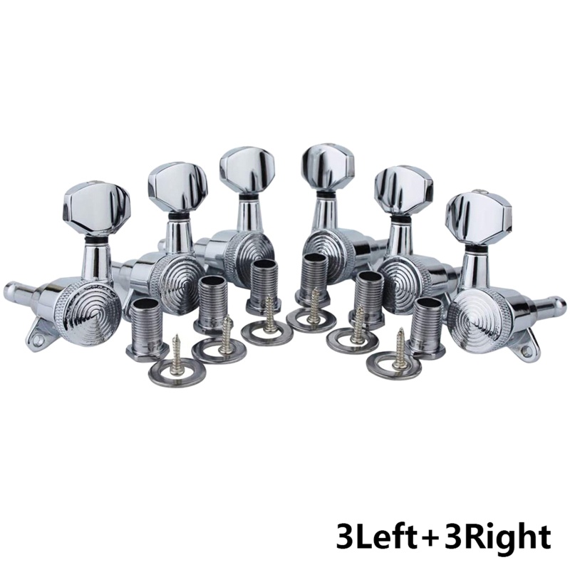 Bộ 6 Chốt Khóa Dây Đàn 18 Nút Thay Thế Cho Máy Móc Khóa