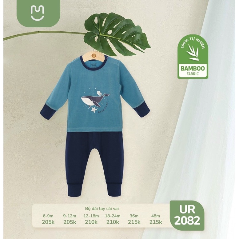 Bộ cài vai bé trai Uala Rogo UR2082