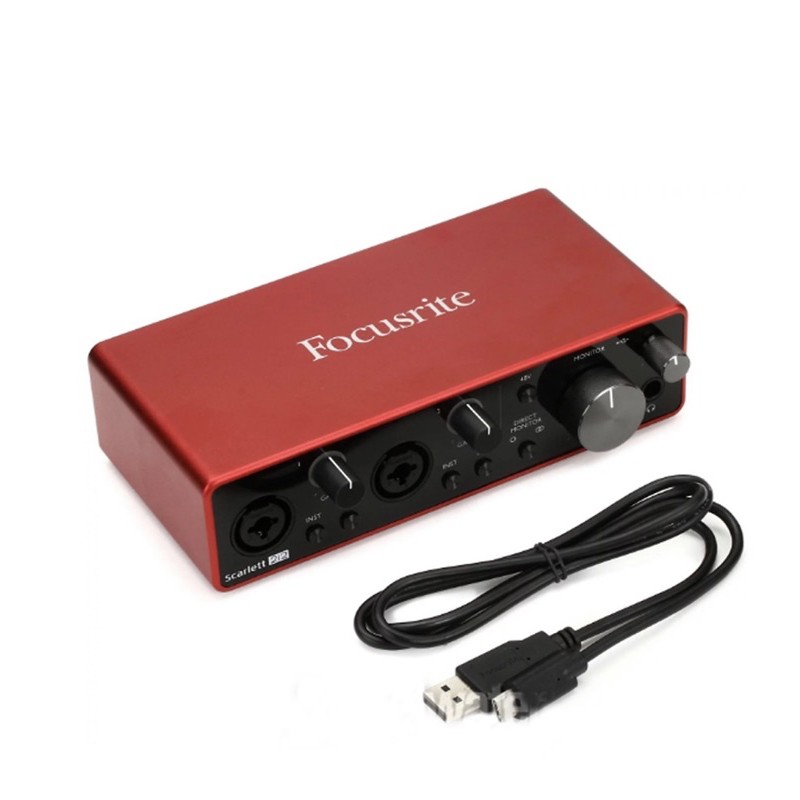 [SIÊU PHẨM] SOUND CARD ÂM THANH FOCUSRITE SCARLETT 2I2 GEN 3 (3RD GEN) CHUYÊN NGHIỆP CAO CẤP BẢO HÀNH 3 NĂM