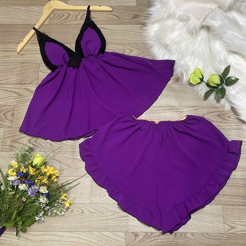 Bộ ngủ sexy BIGSIZE 65KG, có mút ngực