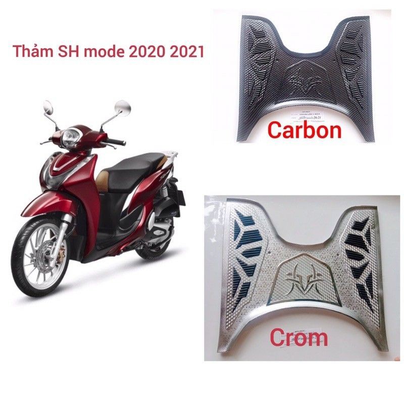 thảm để chân,lót sàn xe sh mode 2022-2020 cacbon