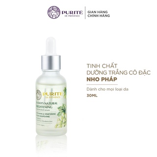 Tinh Chất Dưỡng Trắng Cô Đặc Nho Pháp Purité 30-day Natural Brightening Concentrated Serum 30ml