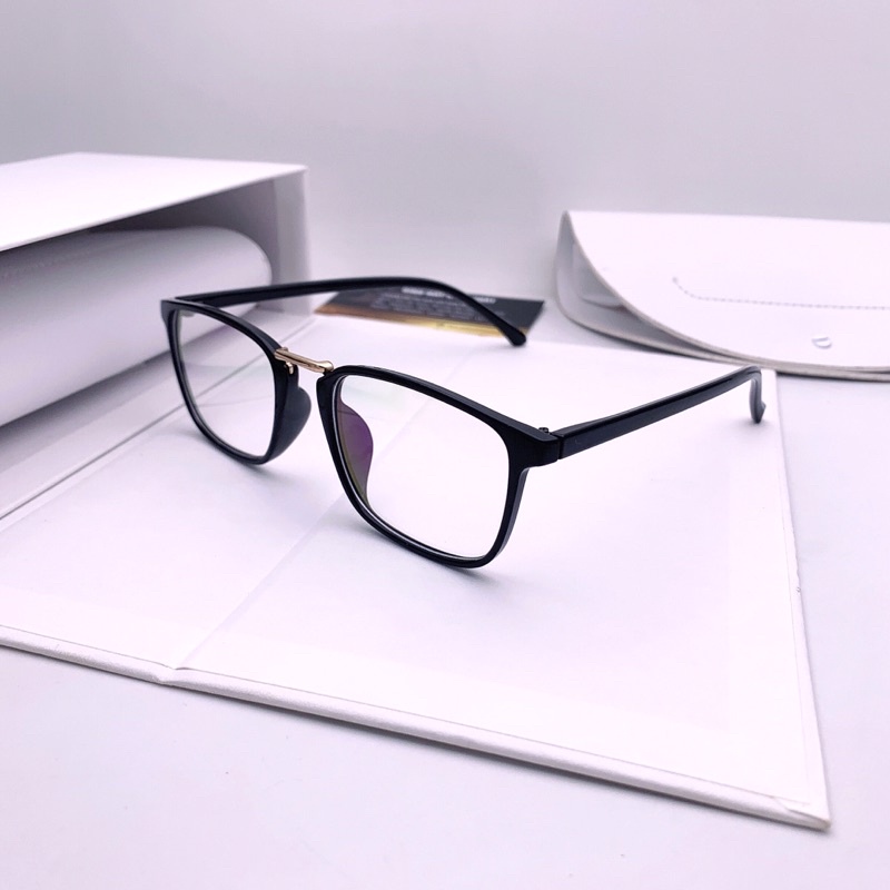 Gọng kính thời trang gọng nhựa dẻo siêu bền màu đen TR210 | BigBuy360 - bigbuy360.vn