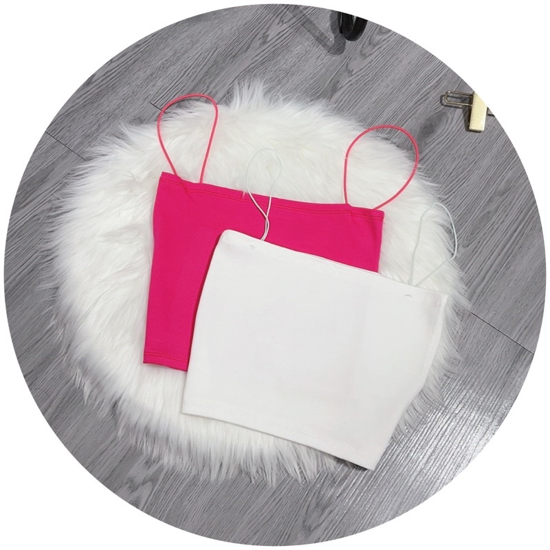 Áo 2 dây croptop dây bún siêu xinh - Carotshop - Freesize dưới 51kg