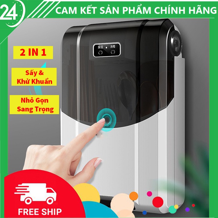 Máy Khử Khuẩn Sấy Đũa Thìa Cao Cấp Tránh Ẩm Mốc Và Giúp Bảo Vệ Sức Khỏe [BẢO HÀNH 1 NĂM ]