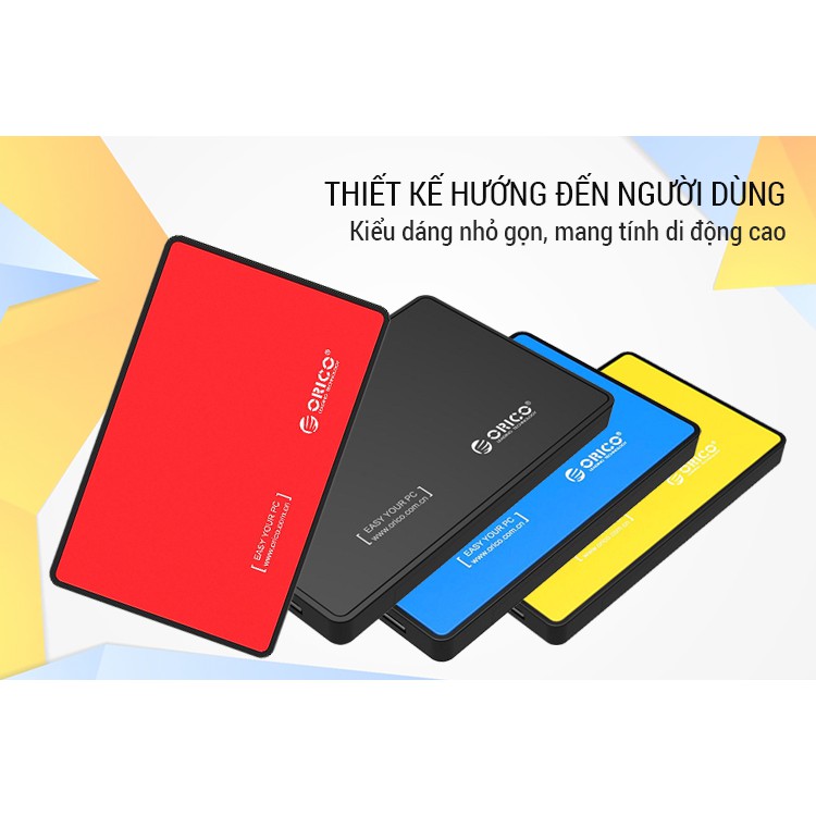 Hộp Đựng Ổ Cứng Di Động HDD Box ORICO USB3.0/2.5 - 2588US3 - Hàng Chính Hãng Viscom | BigBuy360 - bigbuy360.vn