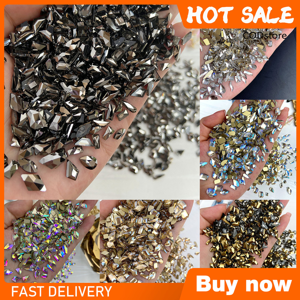 Túi 50 Hạt Đá 3d Lấp Lánh Đính Móng Nghệ Thuật