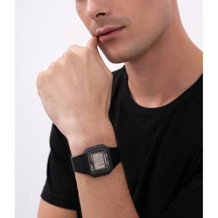 Đồng Hồ Nam Casio W-217H-9AVDF Dây Nhựa - Mặt Vuông - Tuổi Thọ Pin 7 Năm
