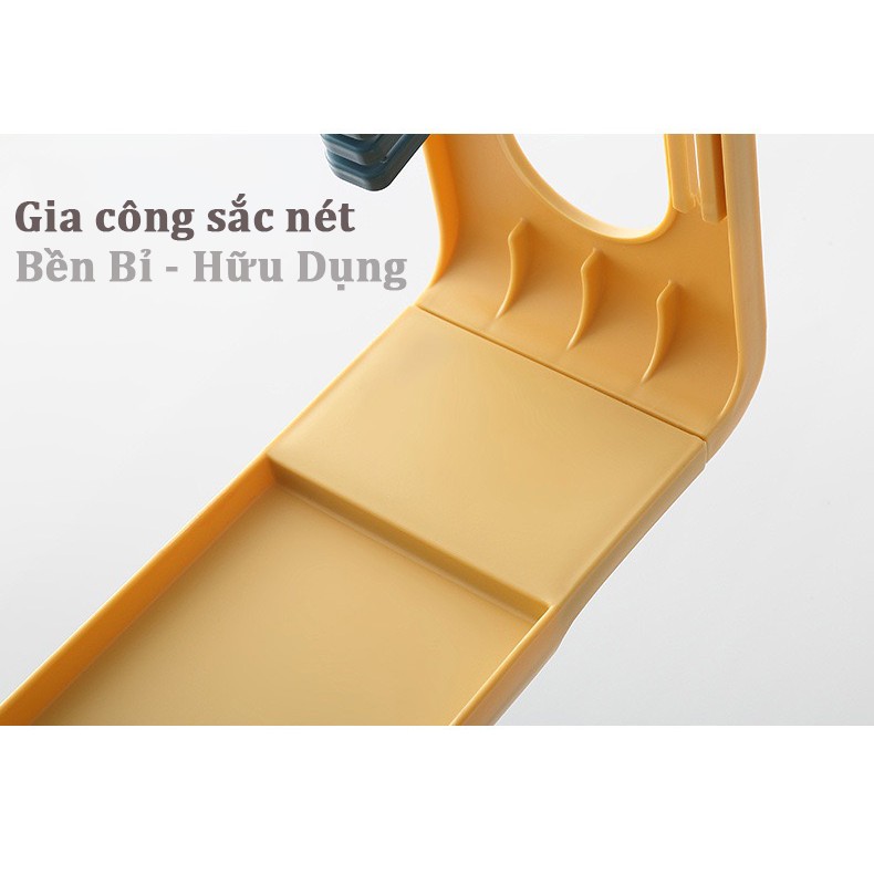 Giá Để Đồ Bồn Rửa Bát ⚡ Điều Chỉnh Độ Dài Tùy Ý ⚡ Thông Minh Có Móc Treo Khăn và Ống Đũa Tiện Lợi