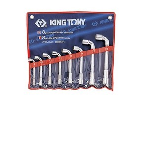 Bộ ống tuýp 8 cái hệ mét Kingtony 1808MR 8-19mm
