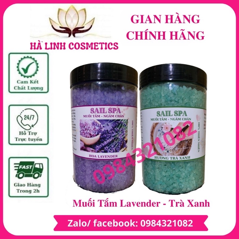 Muối Tắm Sữa Bò, thảo dược, hoa Hồng, hoa cúc, lavender, trà xanh, bạc hà 1000gr giá tốt