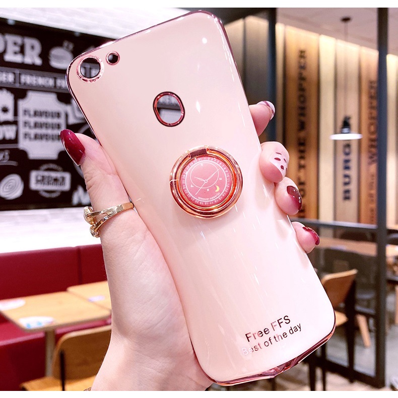 ỐP LƯNG SILICON OPPO F5, F5 YOUTH KÈM IRING SANG TRỌNG