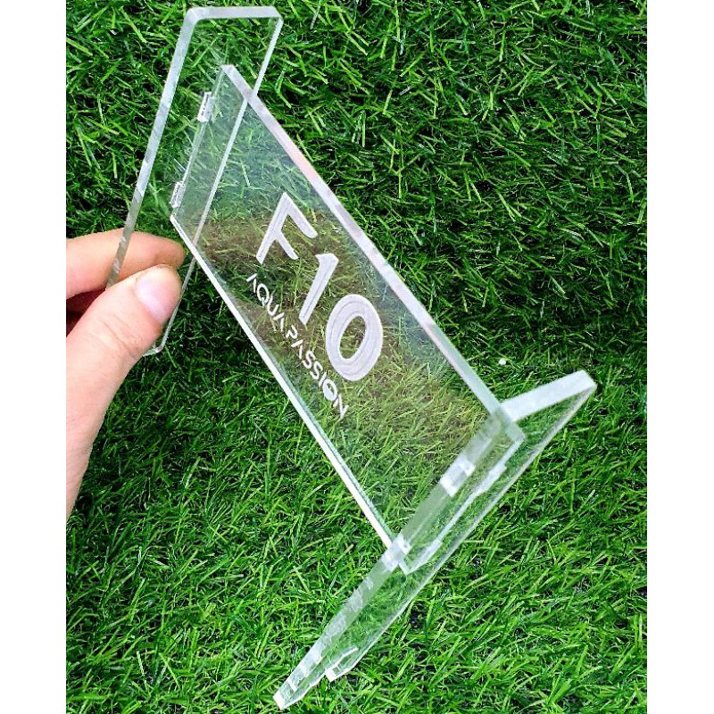 Chân gác đèn mica - Chân gác đèn thủy sinh - gác đèn bể cá - Loại thẳng 2 tầng có gắn Logo hãng