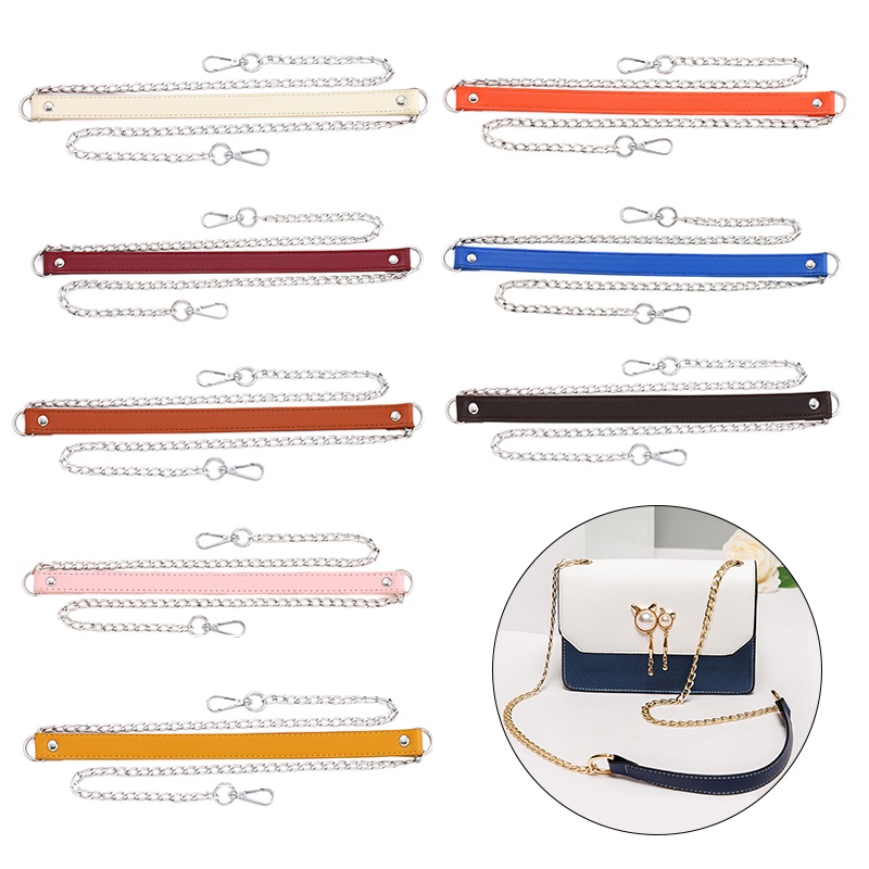 Dây xích phối da 120 cm dùng thay thế cho túi xách nữ