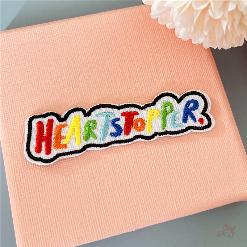 ♥ Sticker Ủi Thêu Hình Heartstopper - Sweet TV Drama ♥ 1 Sticker Ủi Thêu Hình Huy Hiệu