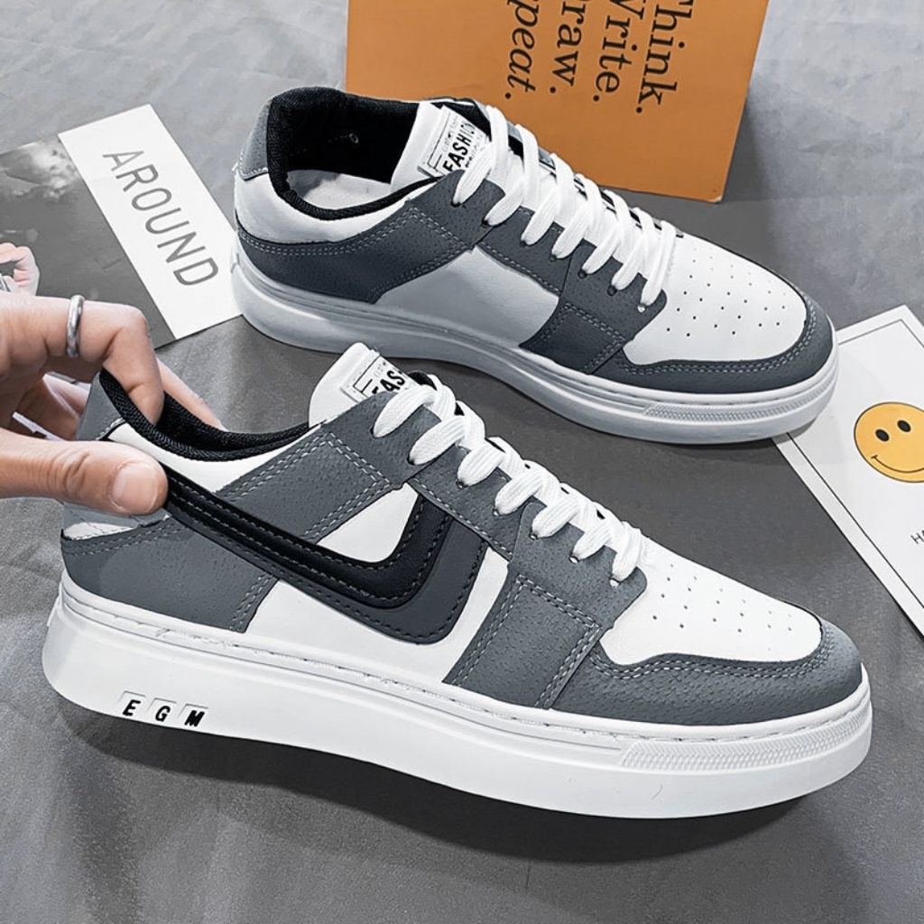 Giày sneaker nam cổ thấp phong cách Hàn Quốc trẻ trung năng động dễ phối đồ, Giày nam KATEZAG49