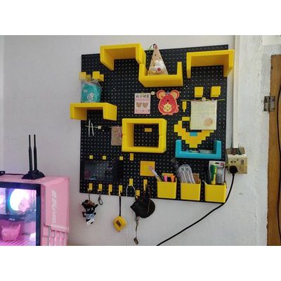 [Chính hãng] Kệ để đồ gắn pegboard đa năng chính hãng FUN GRID