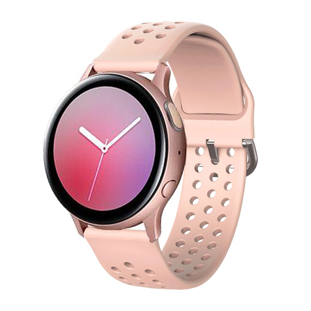 Dây đeo silicon thay thế dành cho đồng hồ thể thao samsung galaxy watch active 2 40mm 44mm galaxy 42mm