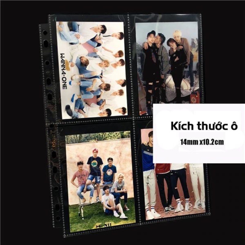 Sheet đựng ảnh card / postcard / poster cho binder