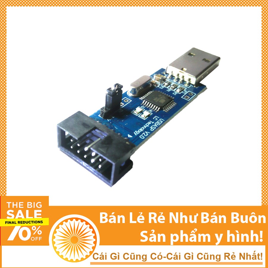 Mạch Nạp AVR/89S52 - ISP (Loại Không Vỏ)