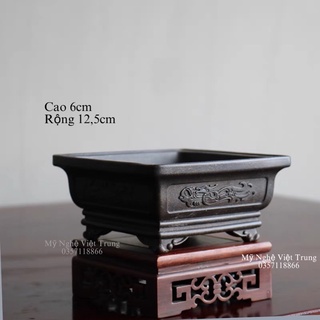 Chậu mini tử sa, chậu cây bonsai cao cấp