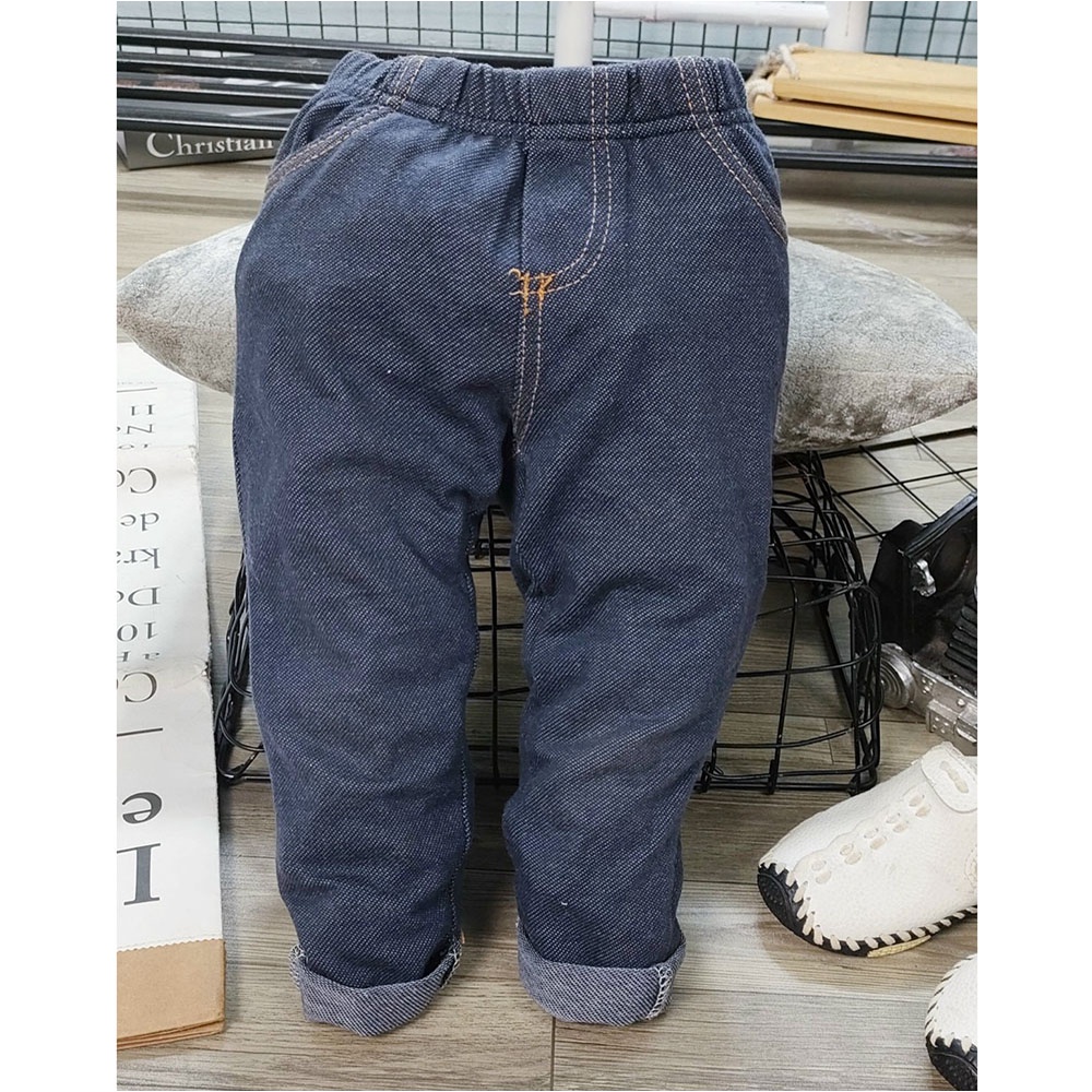 Quần kaki bé trai lưng thun co giãn phối áo dài sơ mi áo thun màu trắng MamLa