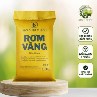 Gạo sạch rơm vàng nhiều dưỡng chất tạo vị ngọt đậm đà trong từng hạt cơm - túi 5-10 kg
