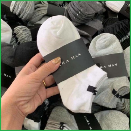 Tất nam Zaza Man LỐ 10 ĐÔI tất  cực đẹp đi nhẹ tênh sướng dã man luôn ạ!!  - Kích thước sản phẩm : 4.8cm x 9.7cm