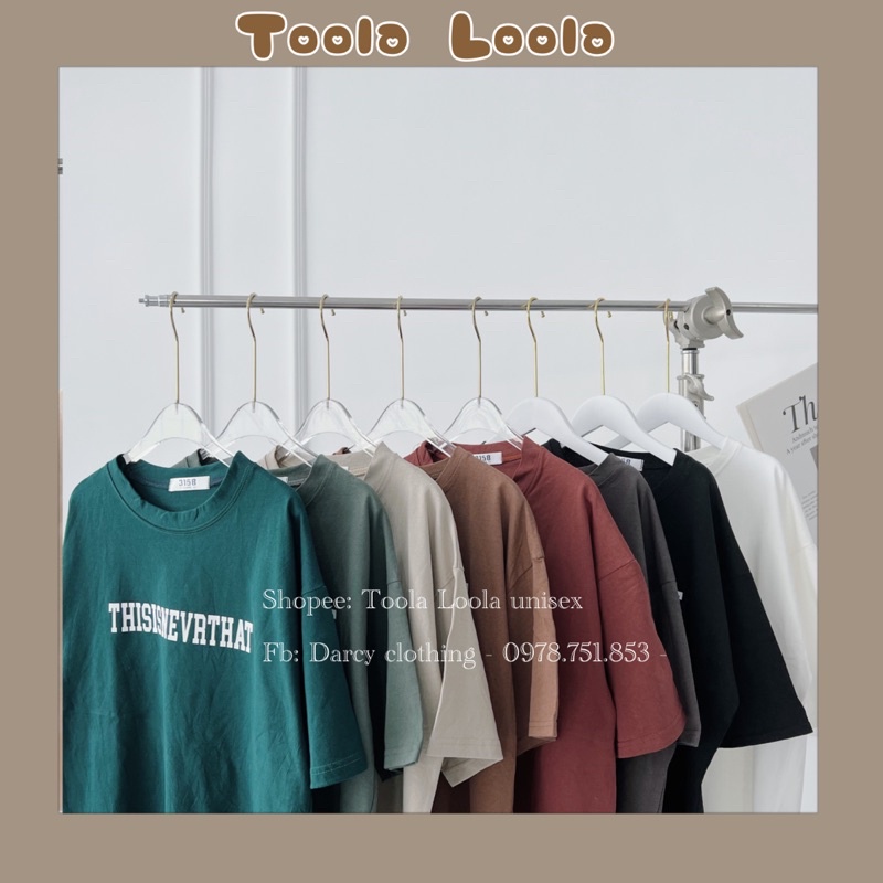 Áo Phông Quảng Châu Chữ THIS IS NEVER THAT, Thun 3158 Basic,  bigsize nhiều màu, Đồ đôi nam nữ