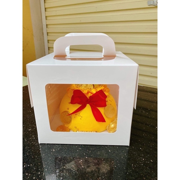Hộp đựng sinh nhật có quay xách 20x20x18 (kèm đế-mẫu 2