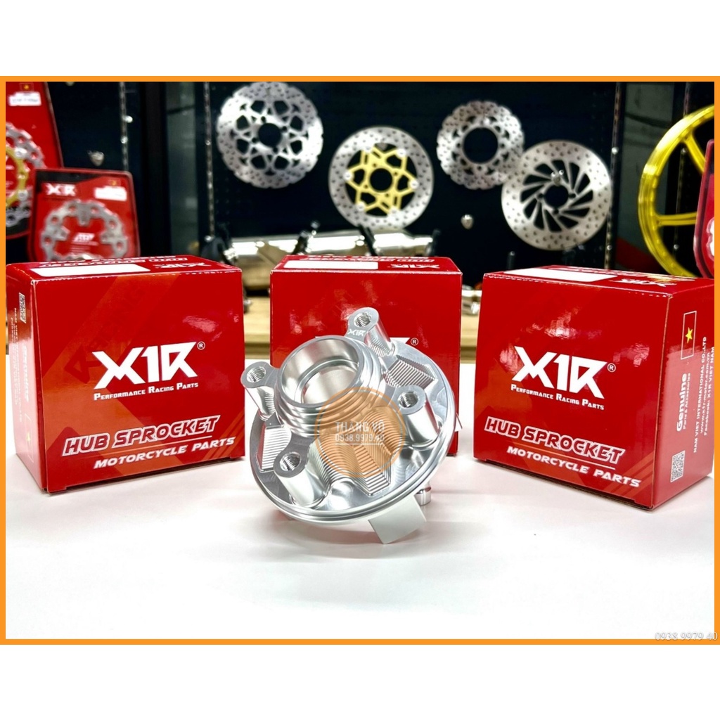 Cùi dĩa Ex 135, Cùi dĩa Winner nhôm X1R CNC mạ Crom cùi đĩa phụ kiện Exciter 150 Winner Sonic Satria Raider