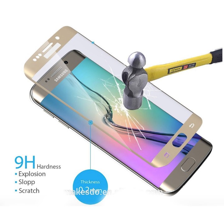 miếng dán cường lực full màn hình samsung galaxy S6 edge, S6 EDGE PLUS