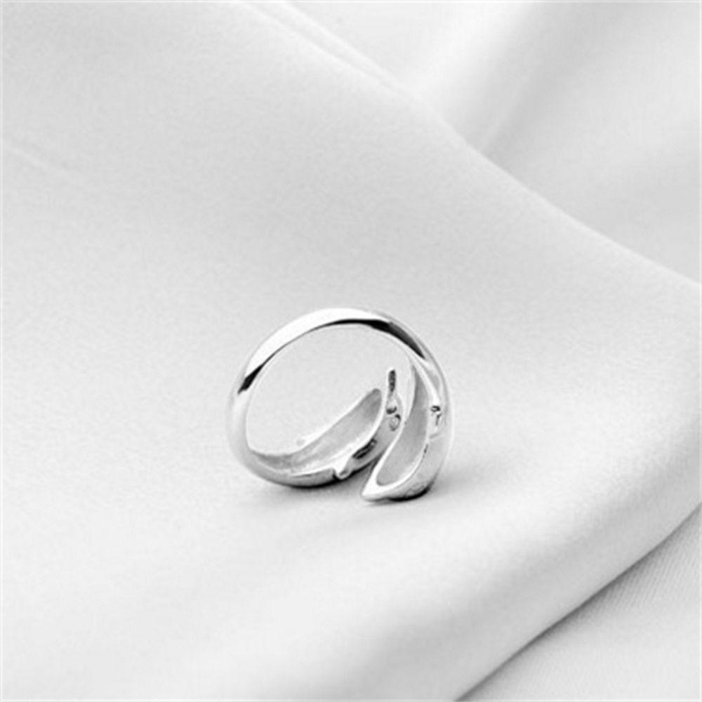 Nhẫn NORMAN Hình Cá Heo Đôi Có Thể Điều Chỉnh Kích