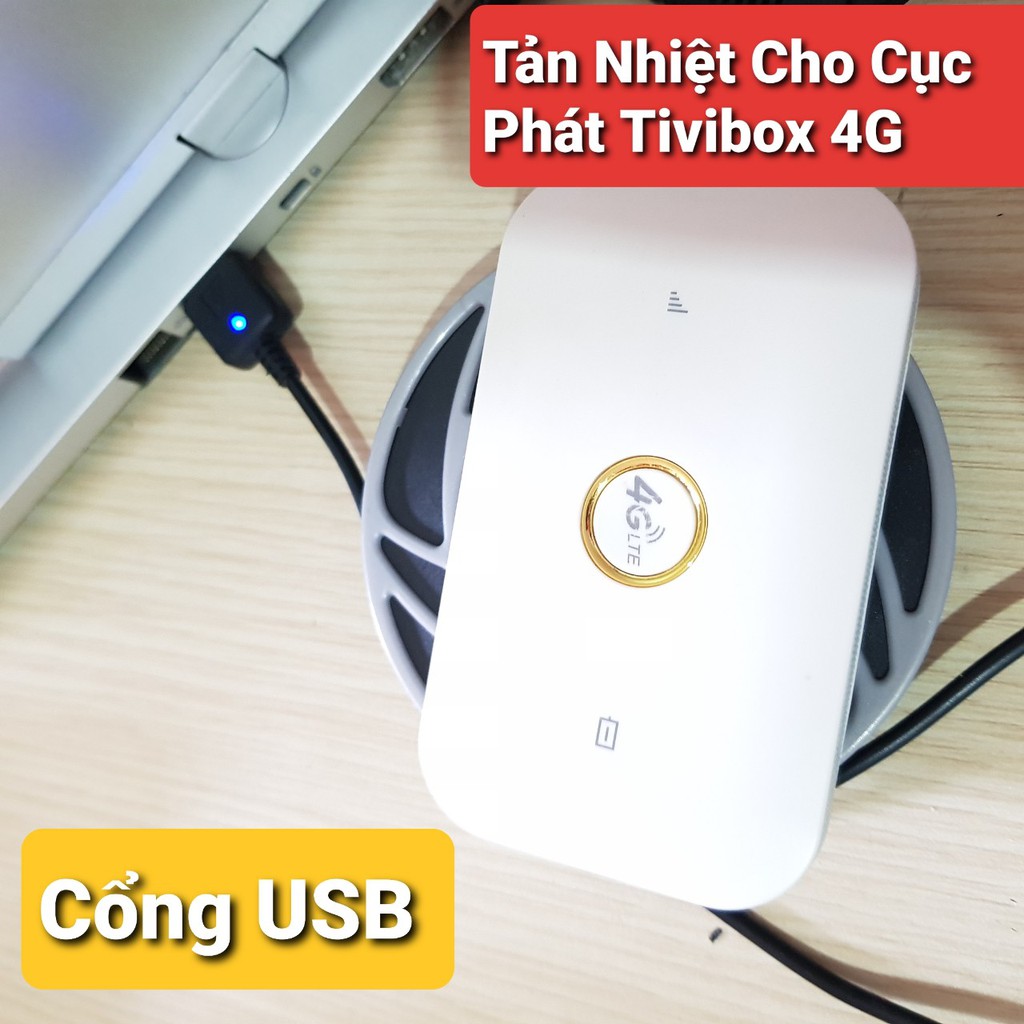 Đế Quạt Tản Nhiệt USB Cho Bộ Phát Quạt USB 5V Giải Pháp Tản Nhiệt Cho TiviBox PS PC GameQuạt Tản Nhiệt