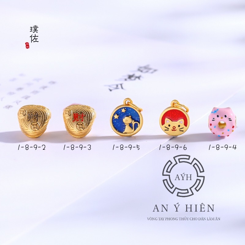 Charm Bánh Donut Hồng #C663 ( An Ý Hiên)