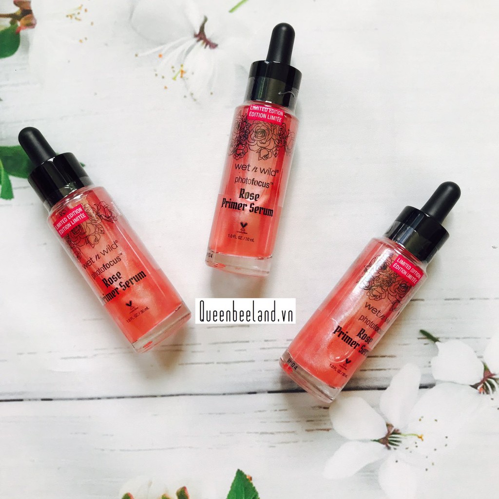 SERUM LÓT TRANG ĐIỂM WET N WILD REBEL ROSE PHOTO FOCUS ROSE PRIMER SERUM