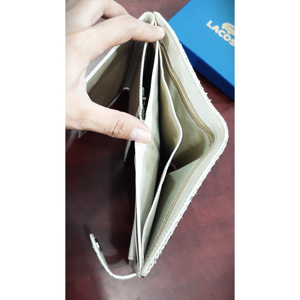 VÍ PASSPORT , HỘ CHIẾU , VÍ TIỀN DA TRĂN  THẬT 100%