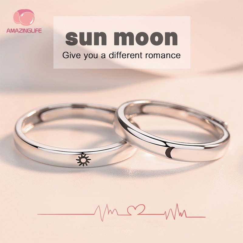 Nhẫn Đính Hôn / Nhẫn Cưới Màu Sắc Tối Giản Lãng Mạn