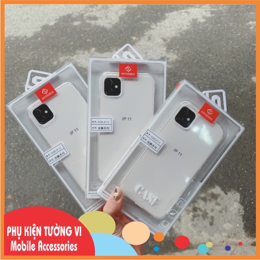 Ốp silicon trong suốt KST Design cho các dòng iPhone từ 6 tới 13 Pro Max