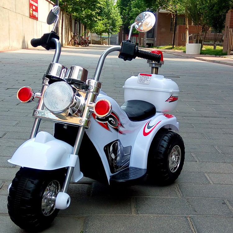 ☎✸♟Nhà máy bán hàng trực tiếp xe máy điện trẻ em ba bánh xe máy Harley xe máy cảnh sát có thể được sử dụng làm xe ô tô s