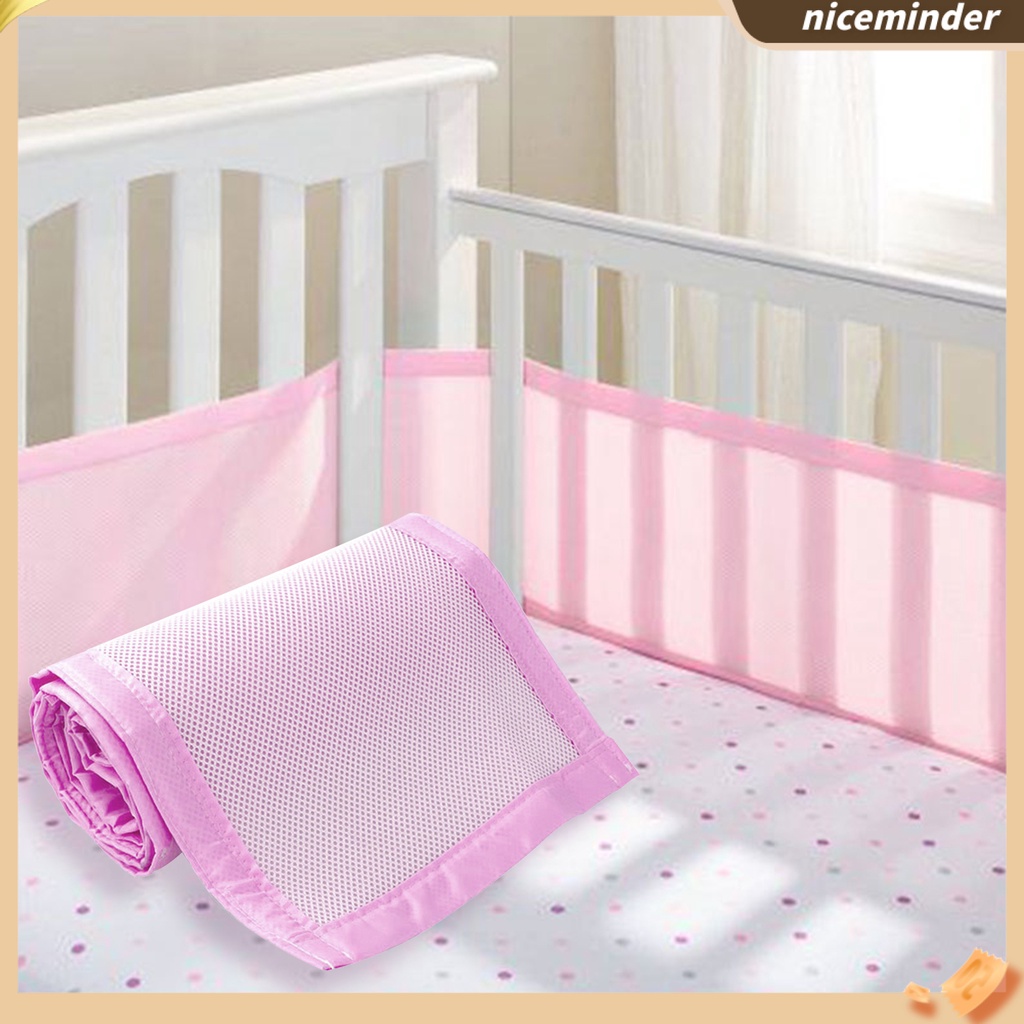 Set 2 miếng đệm lưới thoáng khí chắn cũi trẻ em tiêu chuẩn