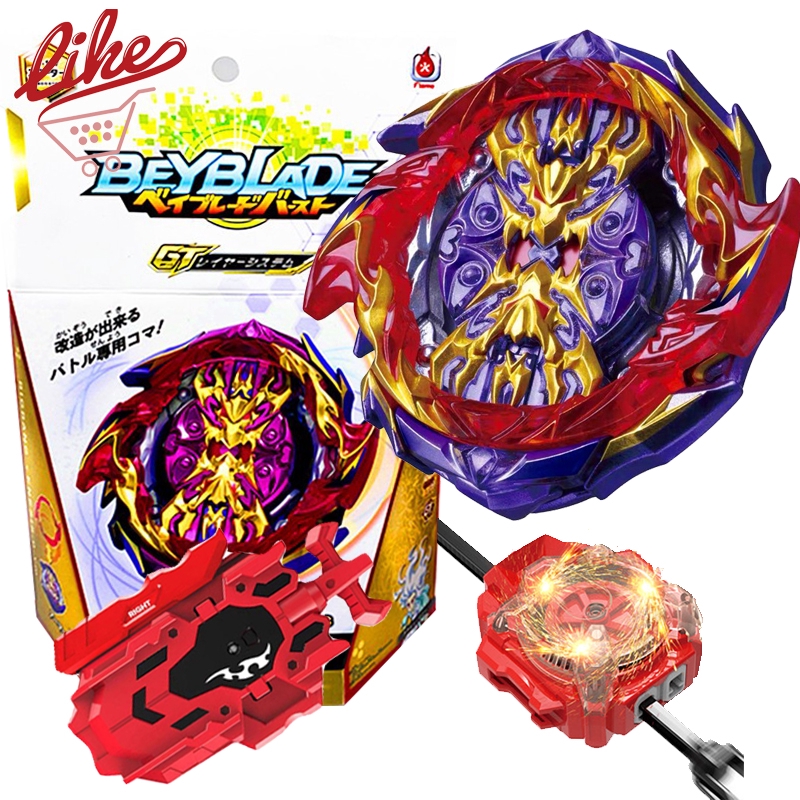 Bộ Ripcord lấp lánh FLAME B-157 Booster Big Bang Genesis Beyblade Burst Set, Gyro với LR Launcher