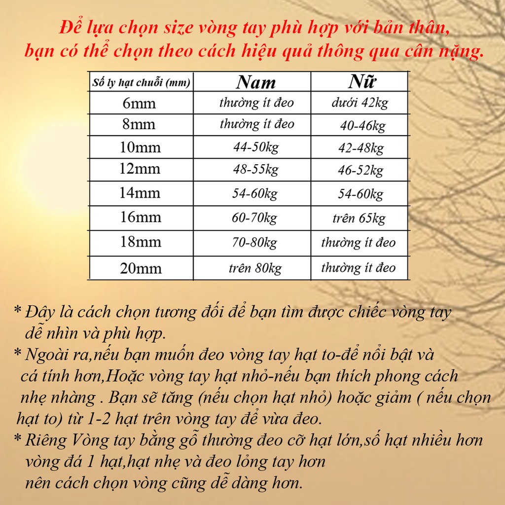 Vòng tay chuỗi đá mã não đỏ-nhiều cỡ ly
