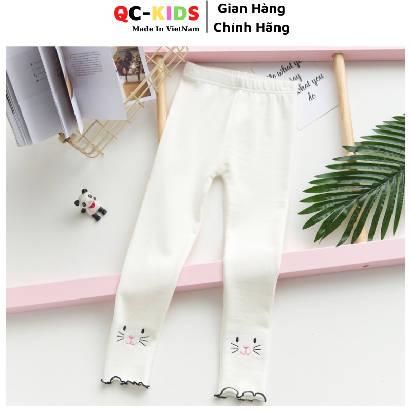 Quần legging bé gái dài xuất dư 1 tuổi đến 5 tuổi QC-KIDS LG01