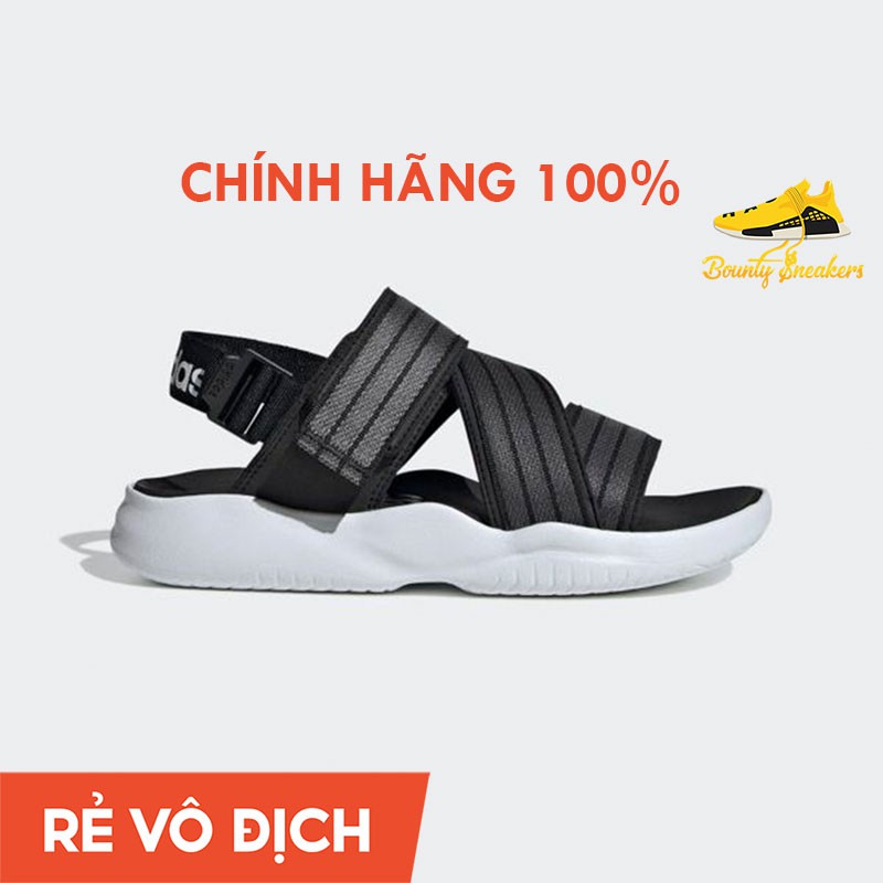 Dép xăng đan thời trang Adidas 90s Sandal "Core Black" EG7647 - Hàng Chính Hãng - Bounty Sneakers