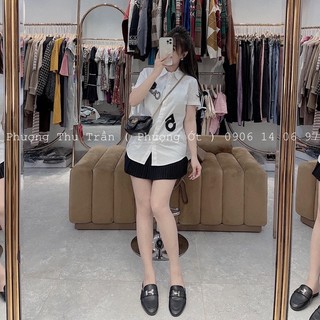 ÁO SƠ MI HOA TRÀ NGẮN TAY CHẤT SƠ MI LỤA