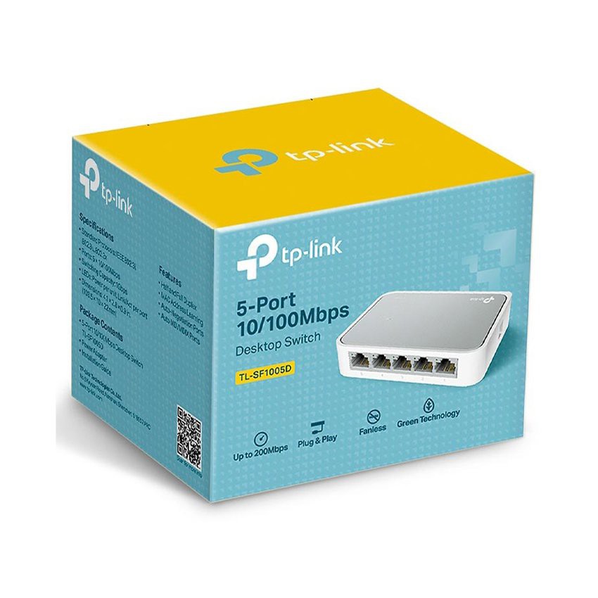 Bộ Chia Tín Hiệu Để Bàn 5 cổng 10/100Mbps TL-SF1005D