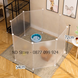 Chuồng Mèo, Lồng Mèo Lắp Ghép Từ Tấm Nhựa Trong Suốt Kích Thước 45x35, 35x35cm  [BÁN THEO TẤM][TẶNG CHỐT]